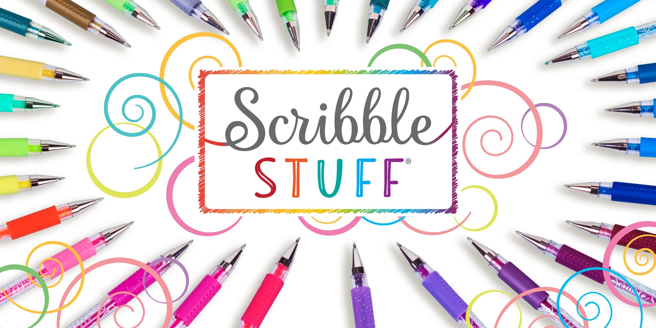 Scribble Stuff branding and package design for Mattel Mega Brands