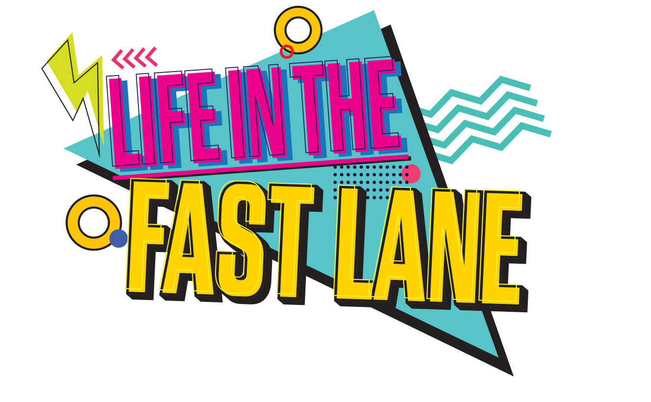 Sonic Trend Graphics Life in the Fast Lane text and graphics